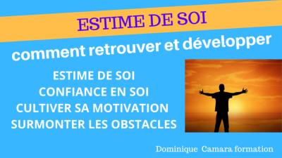 formation comment développer estime et confiance de soi