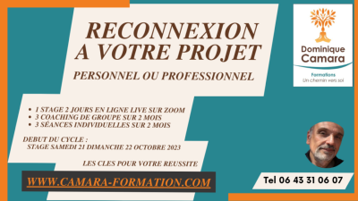 cycle de reconnexion a son projet personnel ou professionnel